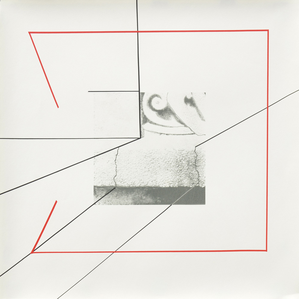 Reconsolidation #3. 2016. Photolithography, Mixed Media. 20.5” x 20.5”