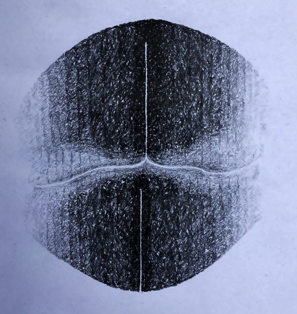 Shift #6, 2017, graphite, 30 x 30cms